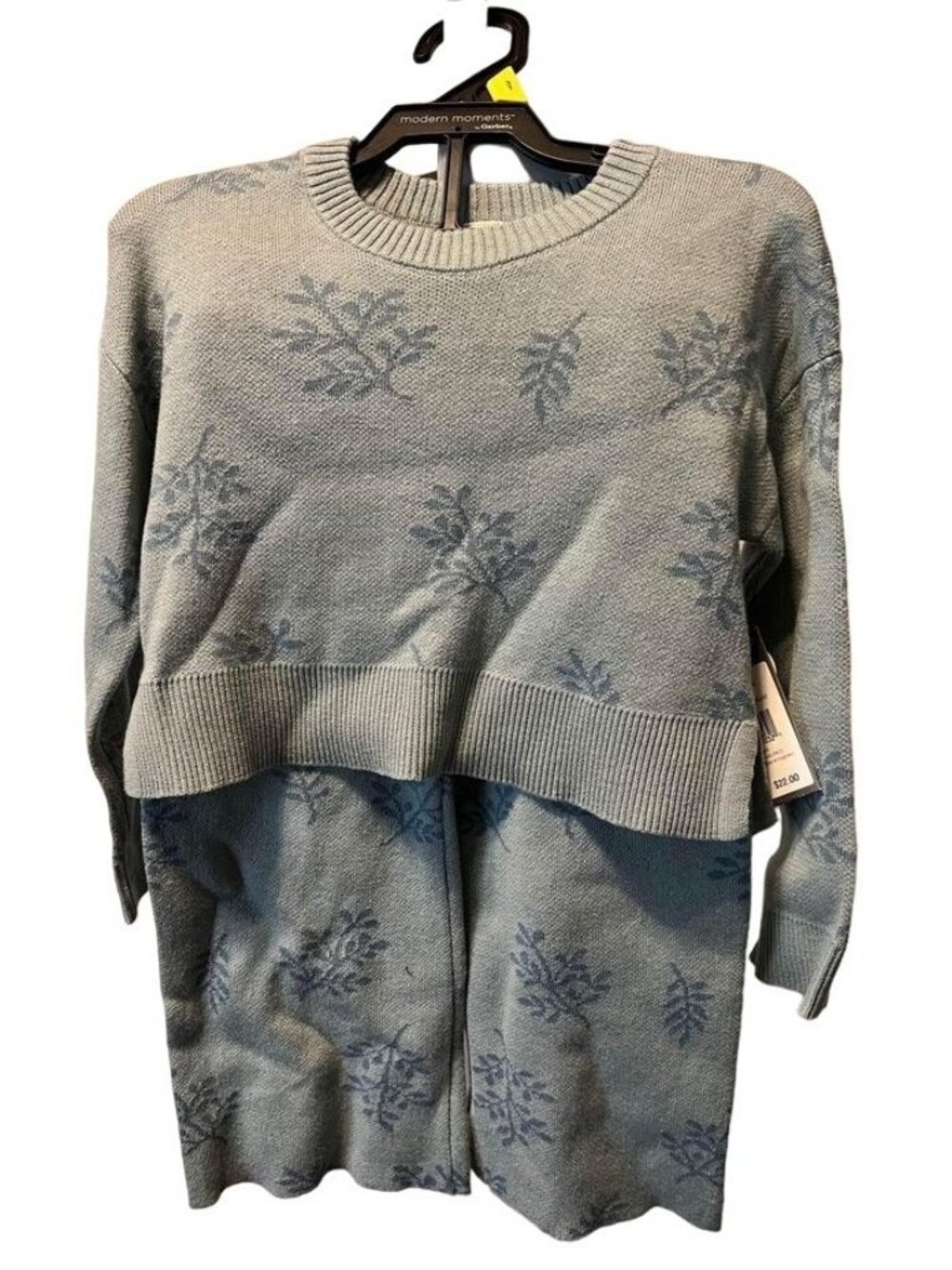 Modern Moments by Gerber 2pc sweater set. 3T. Blue. new with tag